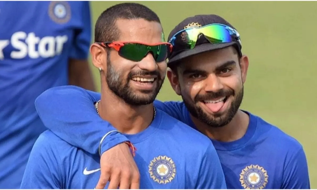 Shikhar Dhawan and Virat Kohli