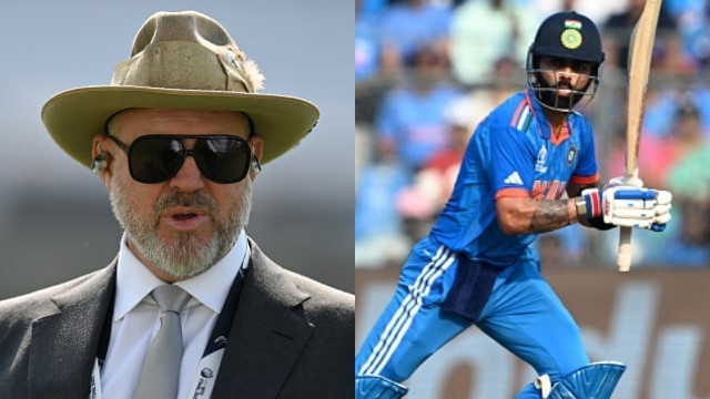 Virat Kohli and Matthew Hayden