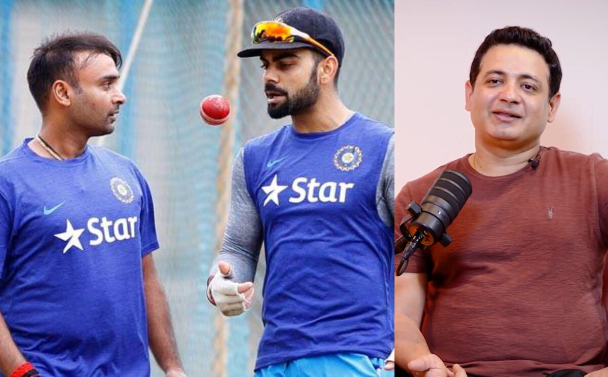 Piyush Chawla, Virat Kohli and Amit Mishra. Photo- X