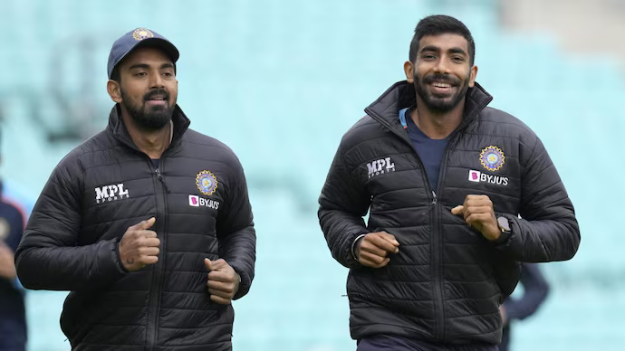 KL Rahul and Jasprit Bumrah. Photo- Getty