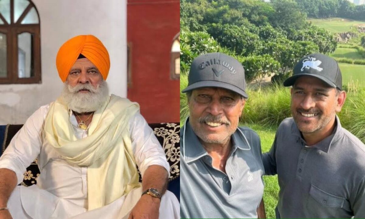 Yograj Singh, MS Dhoni and Kapil Dev.