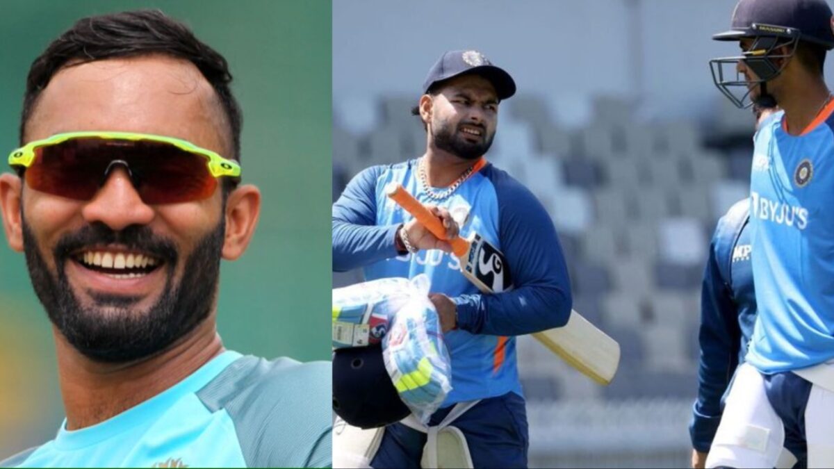 Dinesh Karthik, Rishabh Pant and Shubman Gill.