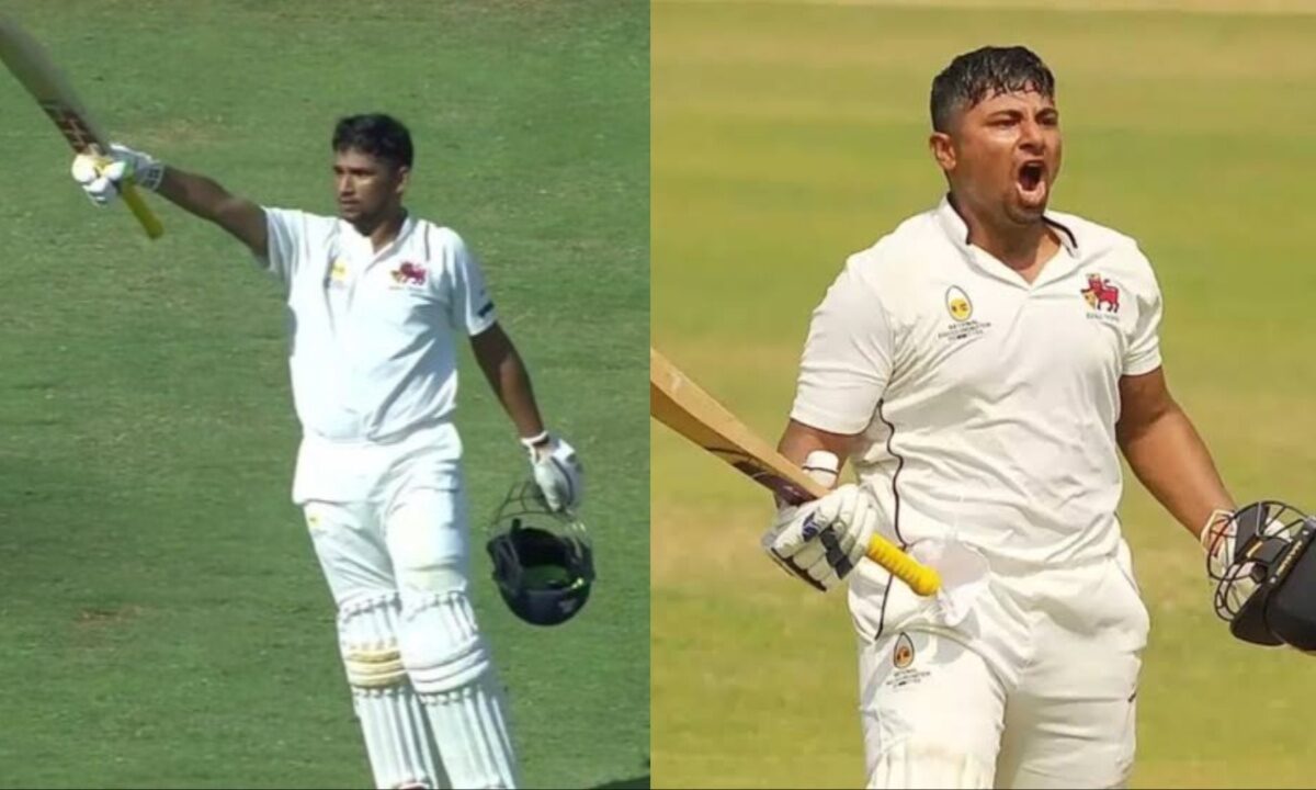 Musheer Khan and Sarfaraz Khan.