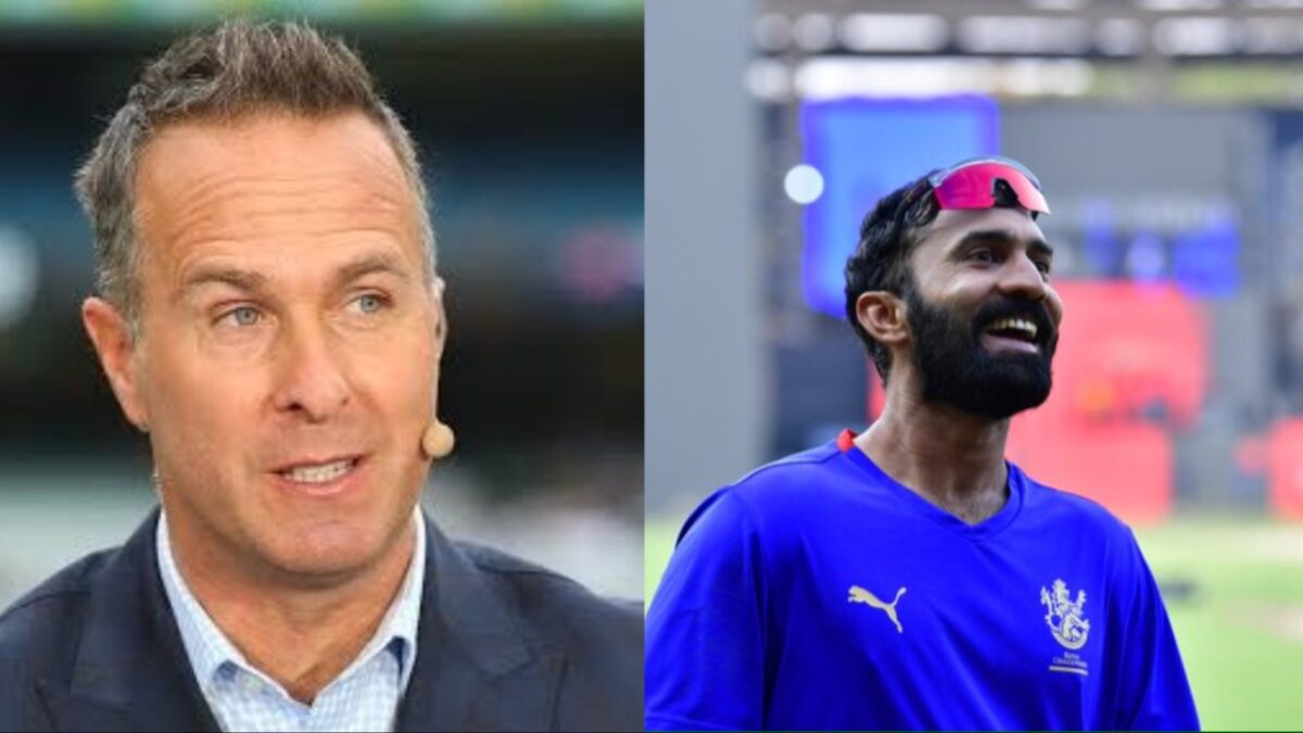 Michael Vaughan and Dinesh Karthik.