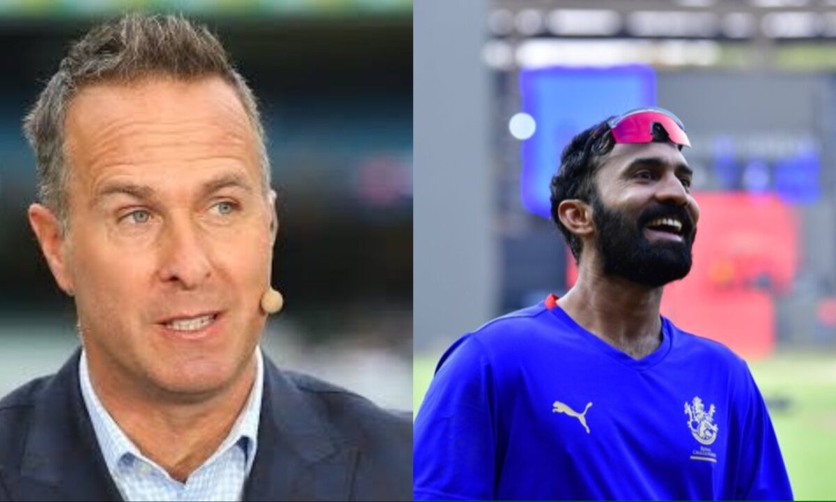 Michael Vaughan and Dinesh Karthik.