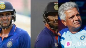 India's Shubman Gill, Ruturaj Gaikwad and WV Raman.