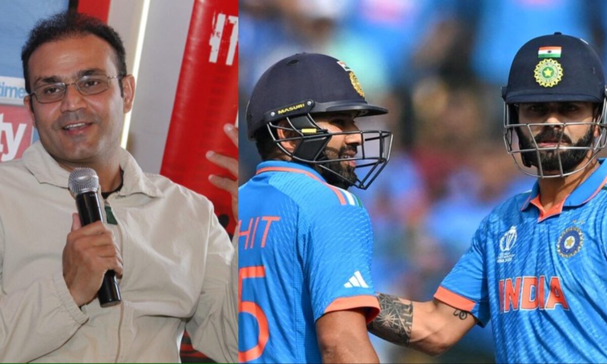 Virender Sehwag, Virat Kohli and Rohit Sharma.