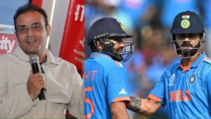 Virender Sehwag, Virat Kohli and Rohit Sharma.