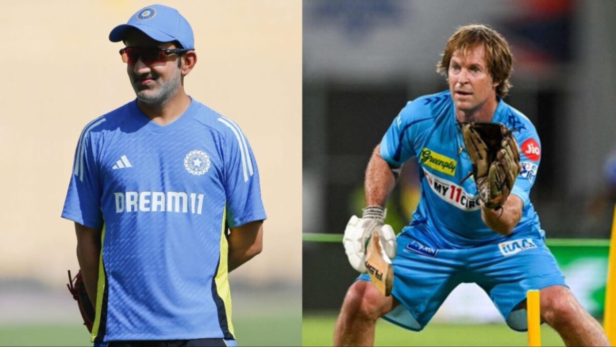 Gautam Gambhir and Jonty Rhodes.