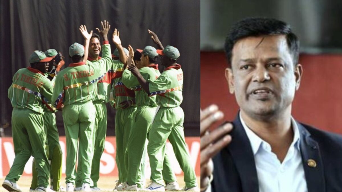 Kenya cricket team and Dodda Ganesh.