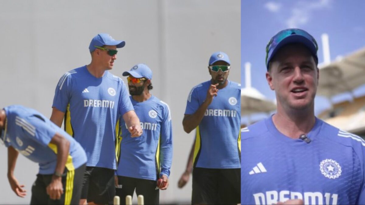 Morne Morkel in India's training camp.