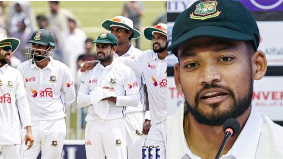 Bangladesh Test captain- Najmul Hossain Shanto.