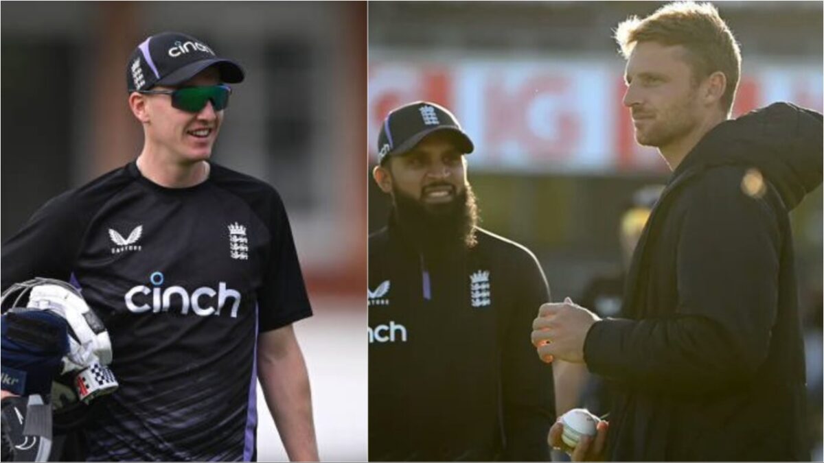 Harry Brook, Jos Buttler, Adil Rashid.