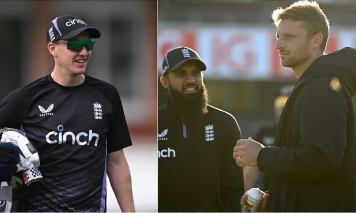 Harry Brook, Jos Buttler, Adil Rashid.