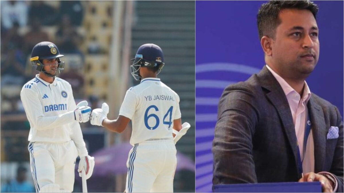 Shubman Gill, Yashasvi Jaiswal and Pragyan Ojha.