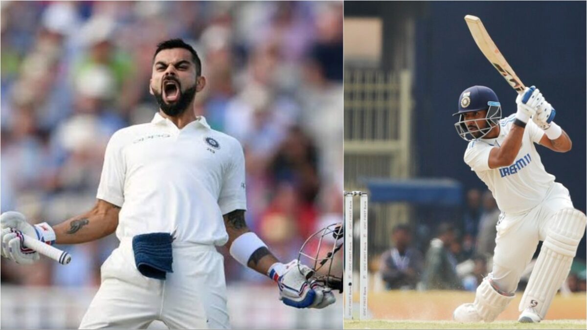 Virat Kohli and Dhruv Jurel.