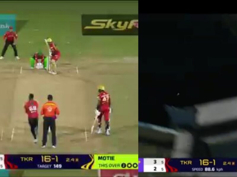 Watch: Shaqkere Parris Claims Attention With 124-meter Six On The Roof In CPL 2024