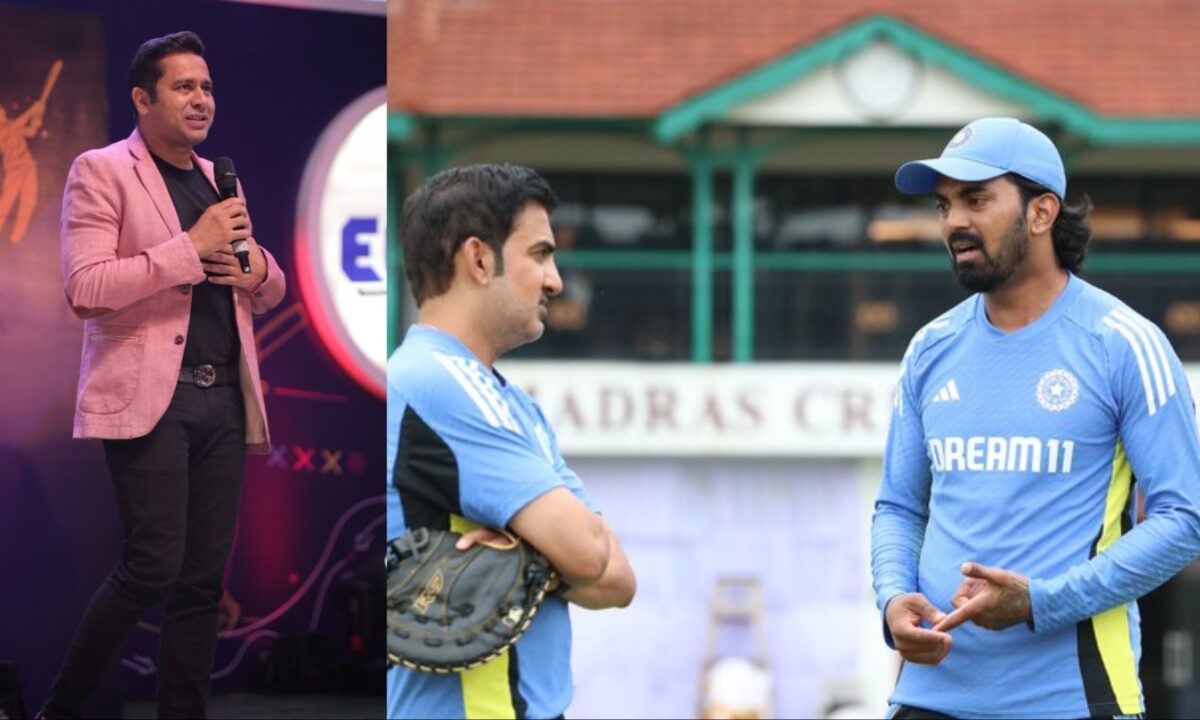 Aakash Chopra, KL Rahul, and Gautam Gambhir.