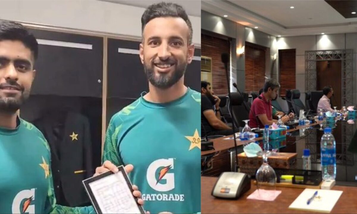 Pakistan captains- Babar Azam and Shan Masood.