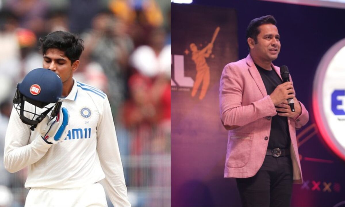 Aakash Chopra and Shubman Gill.