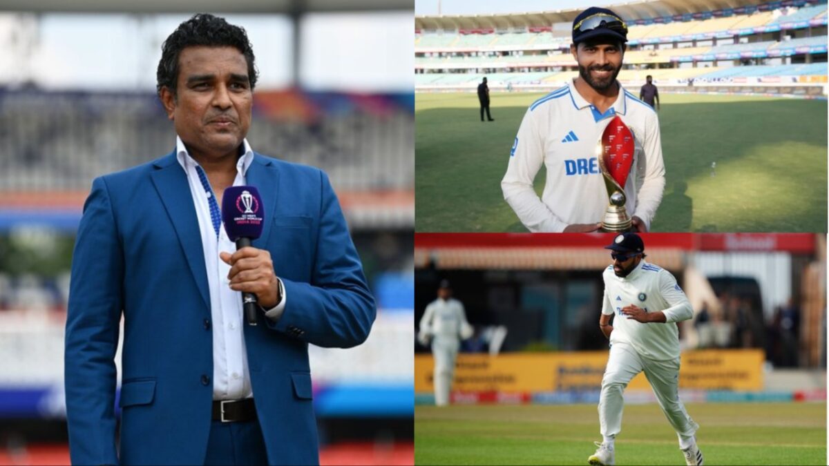 Ravindra Jadeja, Rohit Sharma and Sanjay Manjrekar.