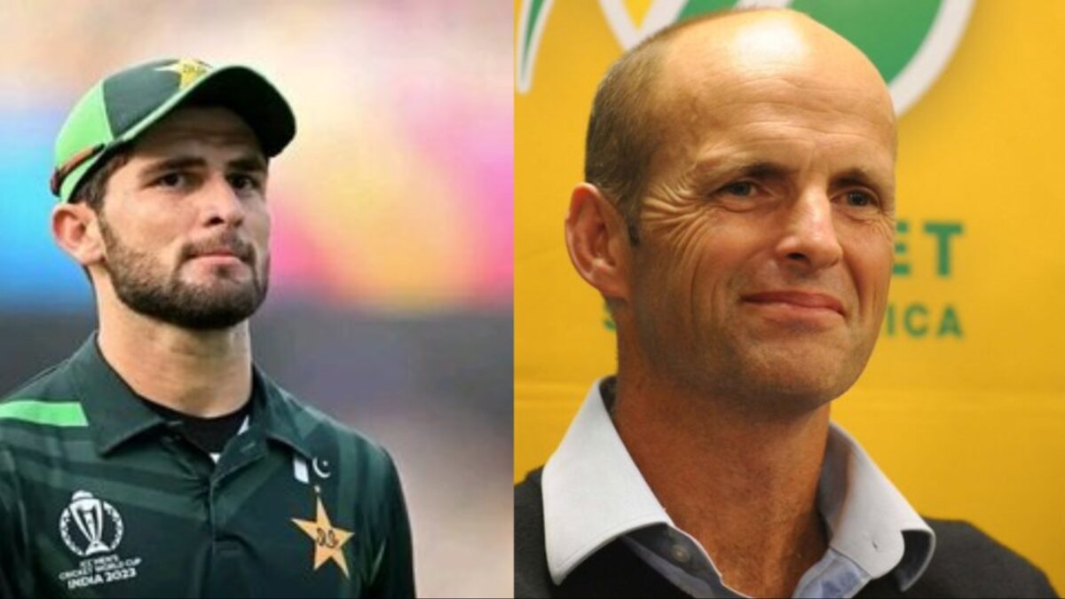 Shaheen Afridi and Gary Kirsten.