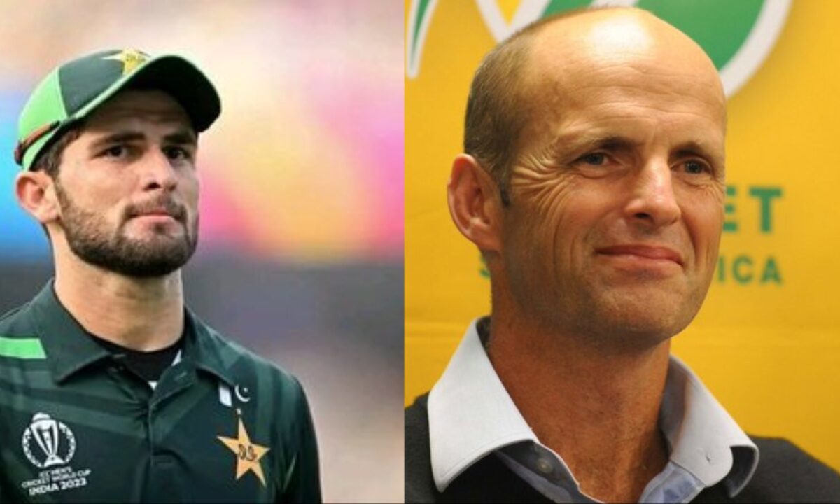 Shaheen Afridi and Gary Kirsten.