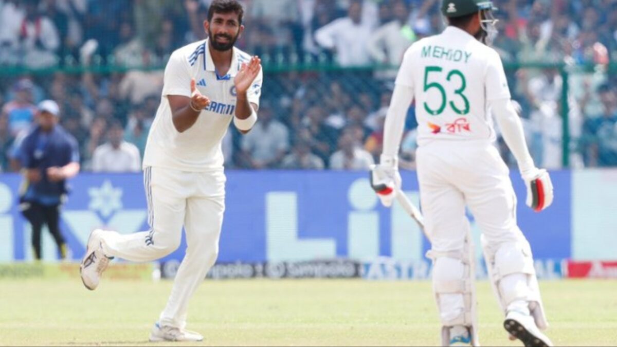 Jasprit Bumrah and Mehidy Hasan Miraz.