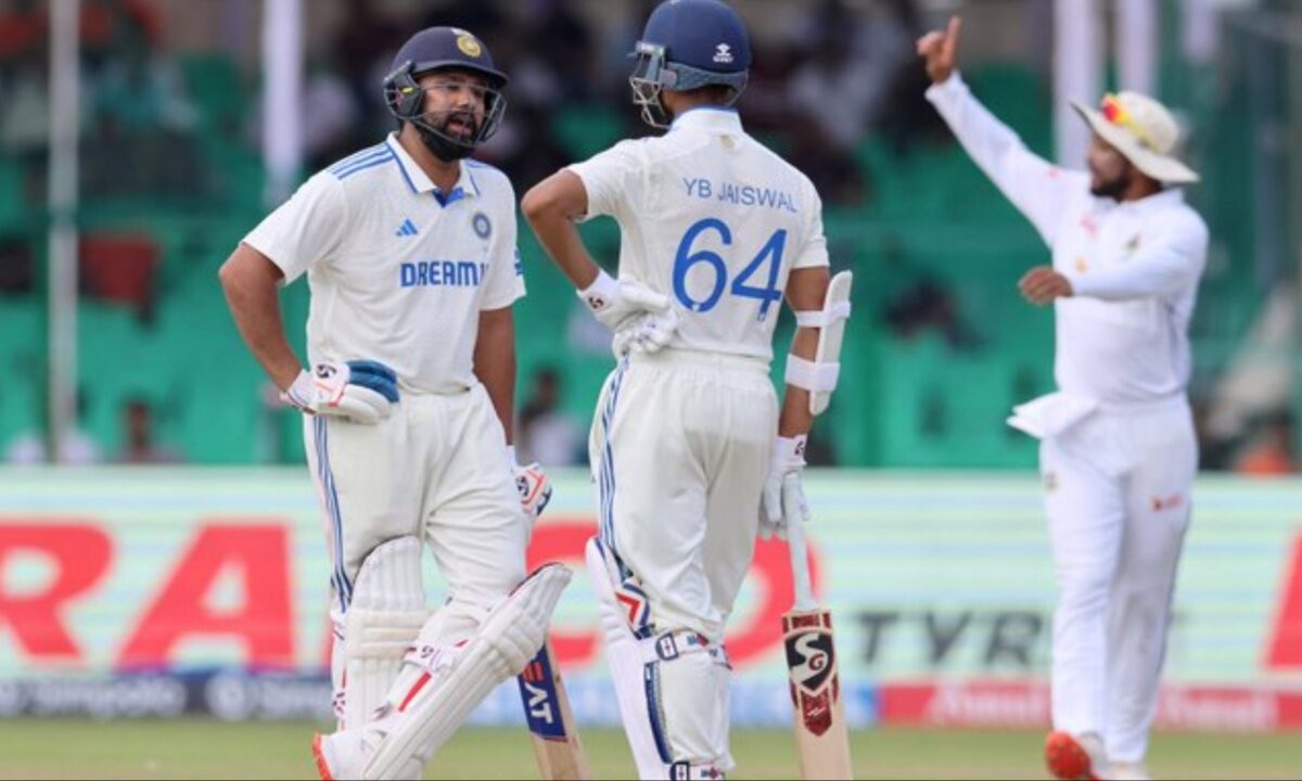 Openers for India- Rohit Sharma and Yashasvi Jaiswal.