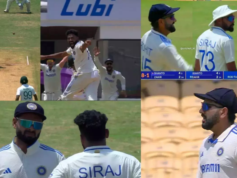 Watch- Mohammed Siraj Fumes As Rishabh Pant, Rohit Sharma Refuse DRS Review, Rob Him Of A Wicket