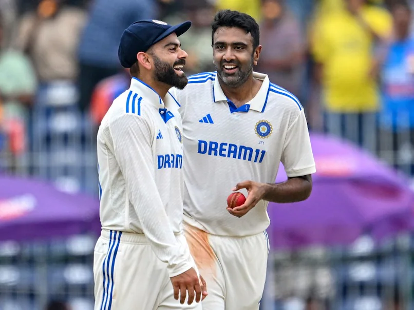 Ravichandran Ashwin and Virat Kohli. Photo- PTI