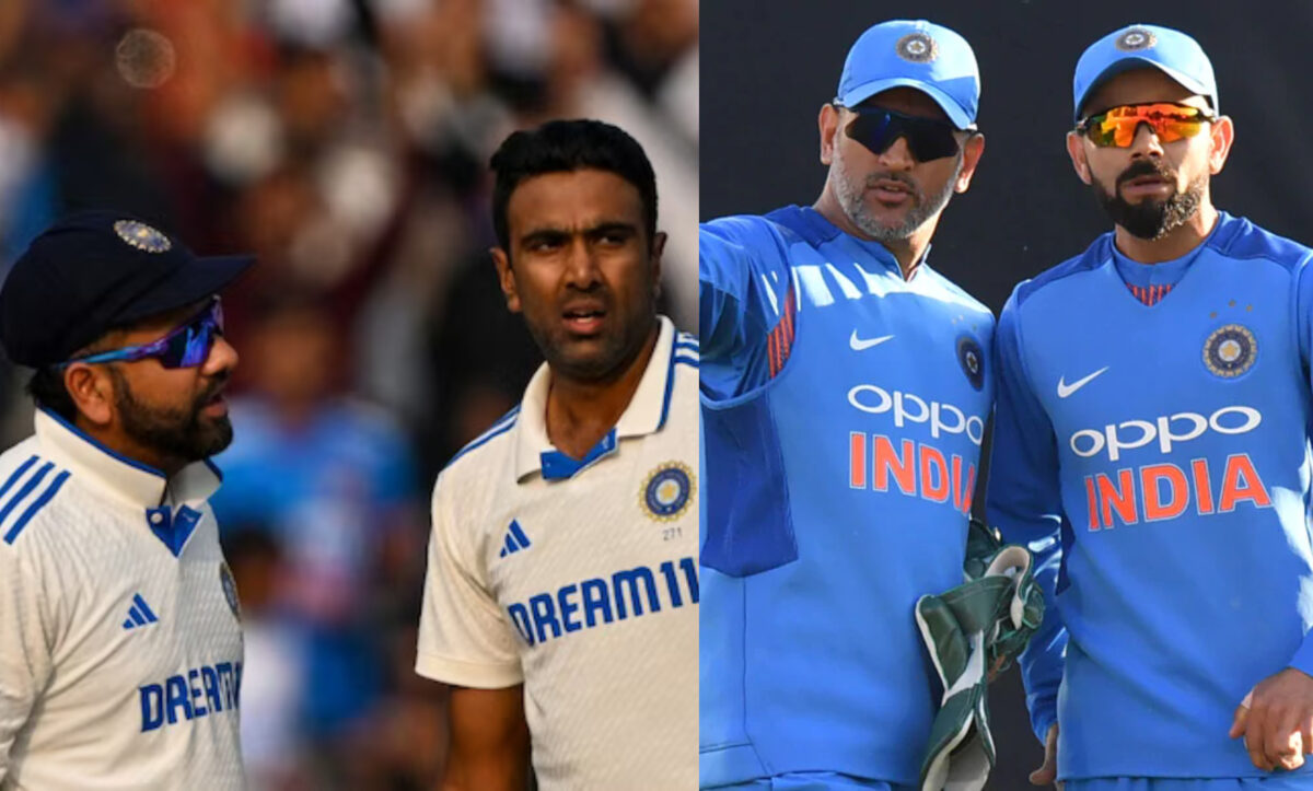 Rohit Sharma, Virat Kohli, MS Dhoni and Ravi Ashwin- Photo- Getty