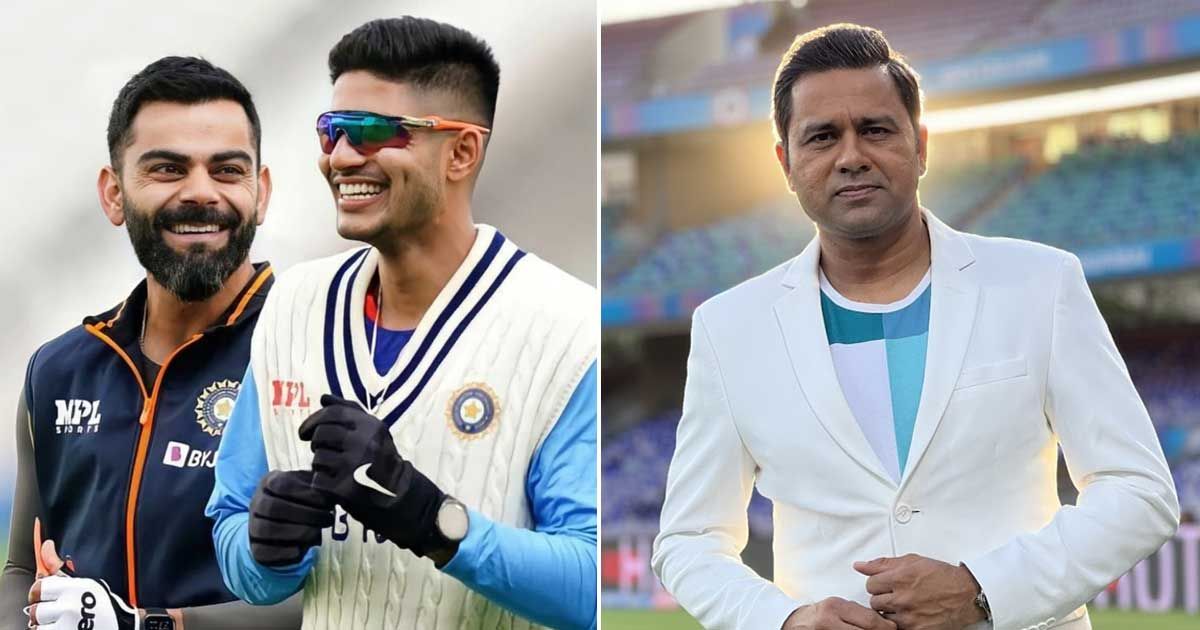 Shubman Gill, Virat Kohli and Aakash Chopra. Photo- Twitter