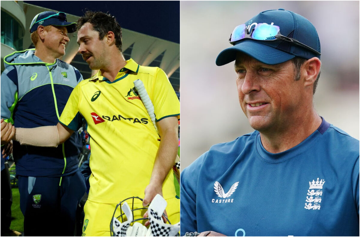 Travis Head and Marcus Trescothick. Photo- Getty