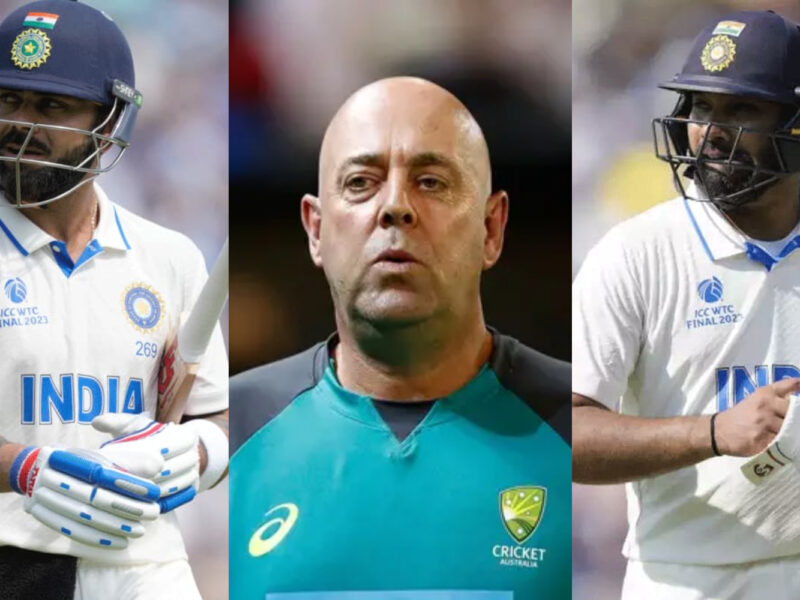 Virat Kohli, Rohit Sharma, Darren Lehmann. Photo- Getty