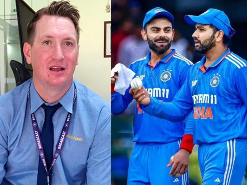 Virat Kohli, Rohit Sharma and Chris Morris. Photo- Twitter