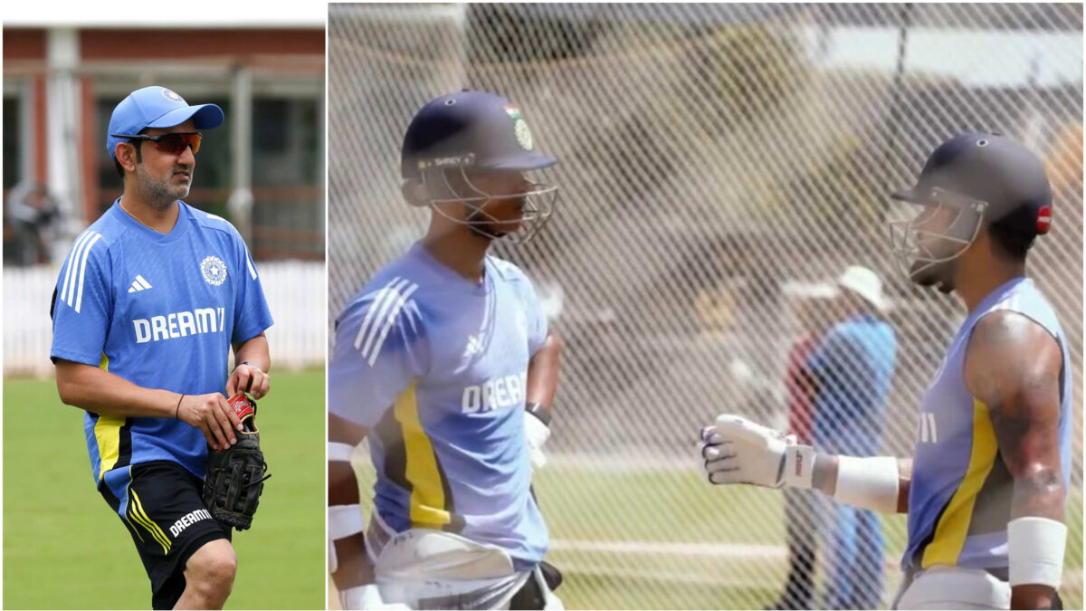 Yashasvi Jaiswal, Virat Kohli and Gautamm Gambhir. Photo-BCCI