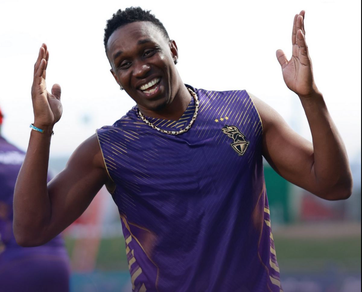 Dwayne Bravo join KKR as mentor. Photo- KKR