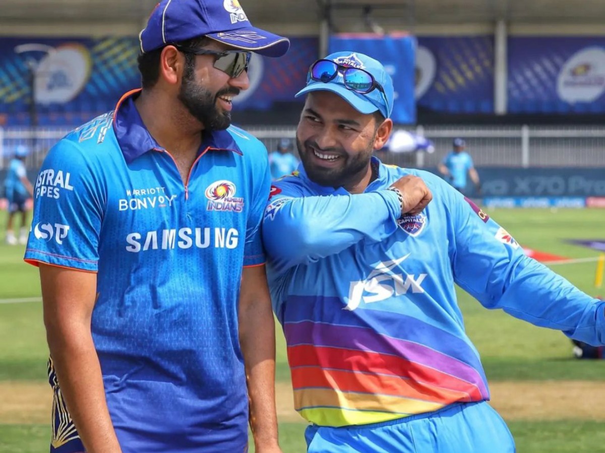 rishabh pant and rohit sharma. Photo- IPL