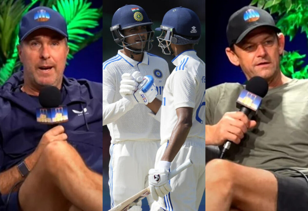 Michael Vaughan and Adam Gilchrist fought over India's batting in Kanpur Test