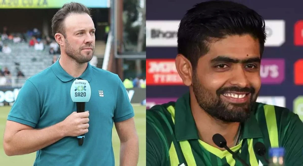 Ab de Villiers and Babar Azam