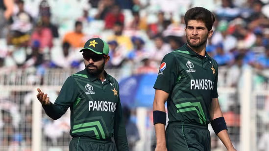 Babar Azam and Shaheen Afridi. Photo- ICC