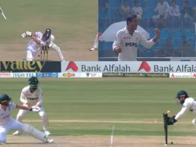 Watch- Ben Stokes Loses His Balance And Bat As He Gets Stumped By Mohammad Rizwan