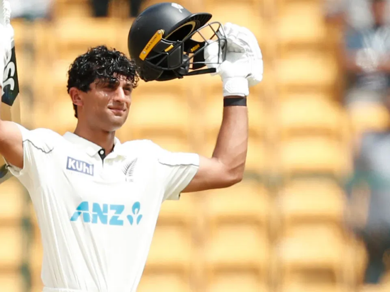 Rachin Ravindra Becomes First New Zealand Player To Score A Test Ton In India After 12 Years