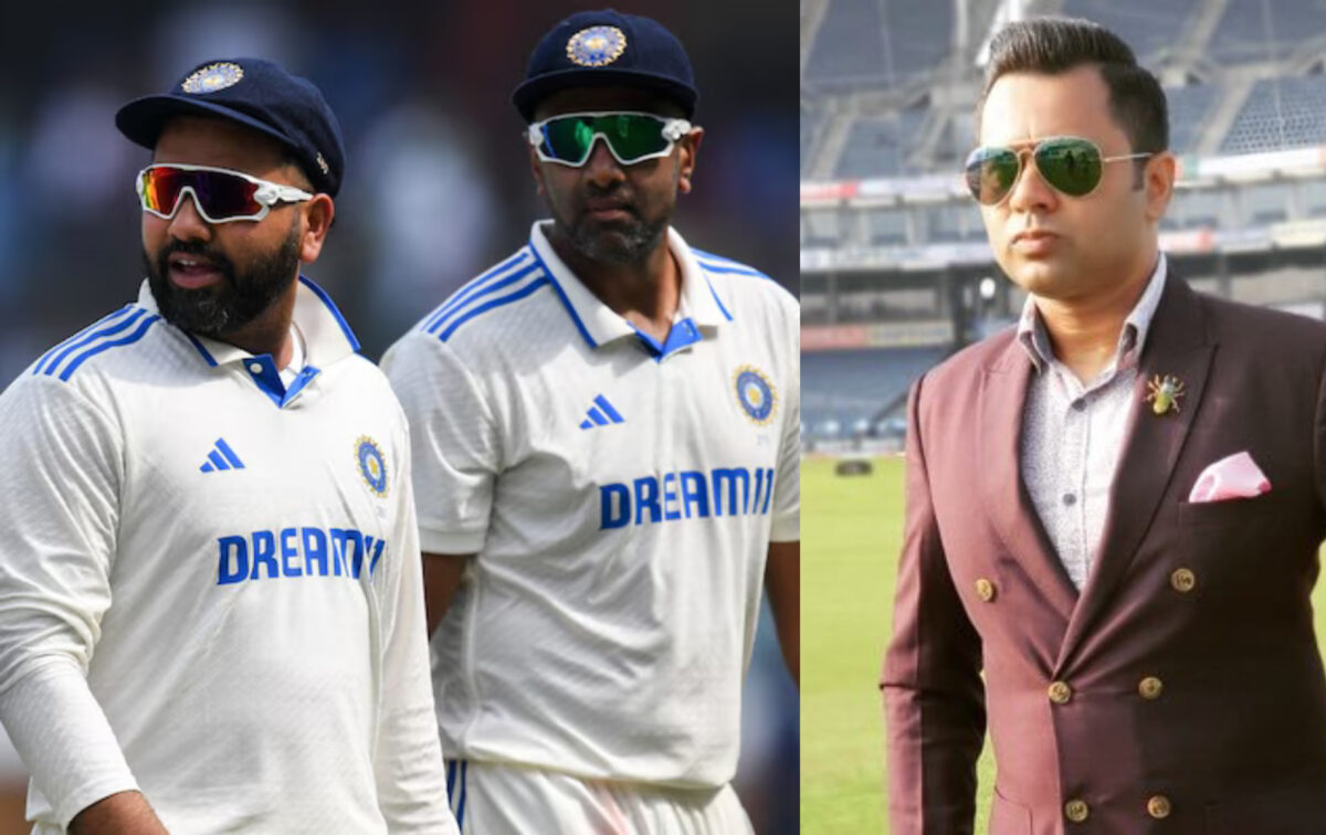 Rohit Sharma, Ravi Ashwin, Aakash Chopra. Photo- Getty