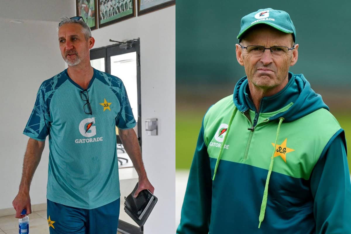 Jason Gillespie and Gary Kirsten for Pakistan. PHoto- PCB