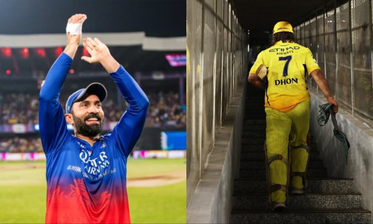 Dinesh Karthik and MS Dhoni.