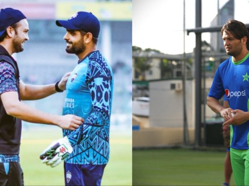 Usman Qadir and Babar Azam.