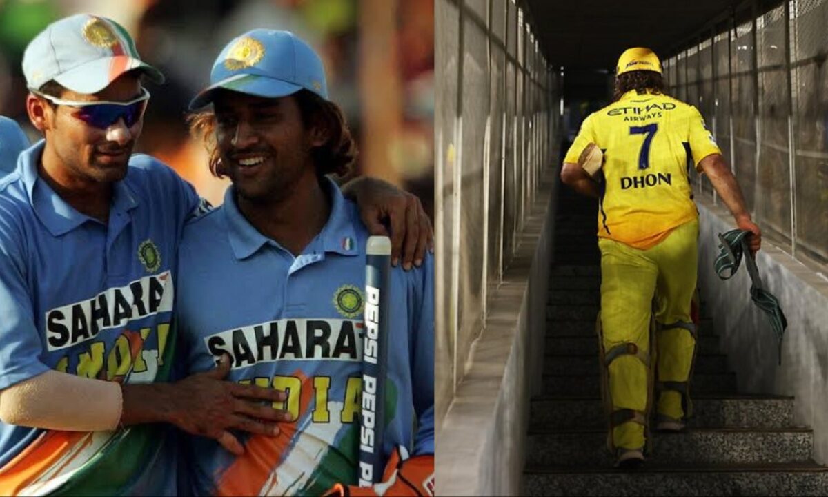 MS Dhoni and Mohammad Kaif.