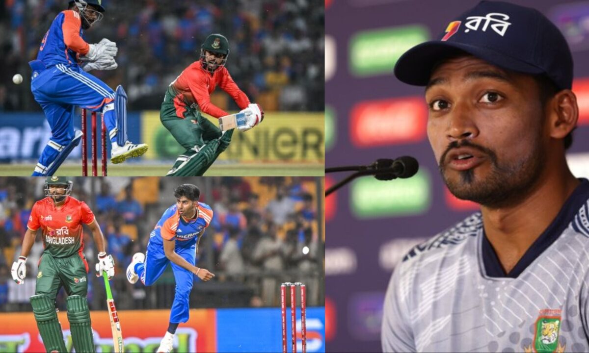 Najmul Hossain Shanto, Mayank Yadav and Bangladesh batters.